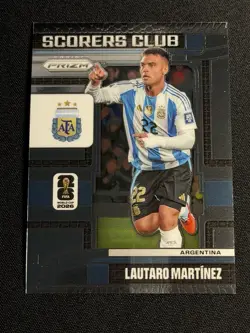 2026 Panini Prizm FIFA World Cup LAUTARO MARTINEZ Scorers Club No. 7 Argentina - Image 1
