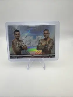 2026 Topps Chrome UFC Max Holloway Dustin Poirier Split Decision SP-7 - Image 2