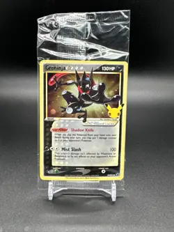Pokemon Greninja Gold Star Promo SWSH144 Celebrations ETB Promo Sealed L4 - Image 1