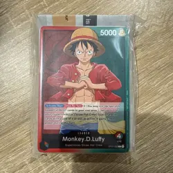 One Piece TCG: Monkey D. Luffy Leader OP01-003 Promo Demo Deck Learn to Play - Image 1