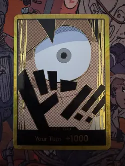 2024 One Piece PRB01 English Don!! Luffy Gold Card - Image 1