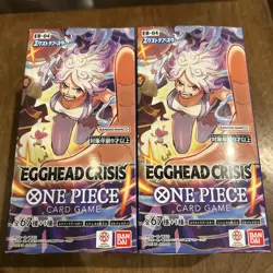 One Piece Card Game Japanese Egghead Crisis EB04 Sealed Booster of 2 NEW JP - Image 1