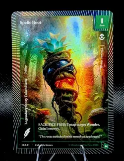 Wonders of The First Spelio Root MYTHIC FOIL Rare Call of The Stones EEA-T1 - Image 1