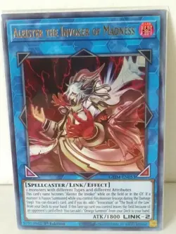 Yugioh 1x Aleister The Invoker of Madness GEIM-EN053 Ultra Rare 1st Edition - Image 1