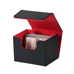100+ Premium Flip Deckbox, magnetisch z.B. Magic (MTG), Yugioh, Pokemon oa TCG - Image 2
