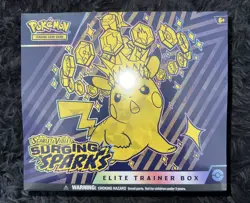 POKEMON TCG Scarlet & Violet Surging Sparks Elite Trainer Box ETB FACTORY SEALED - Image 1