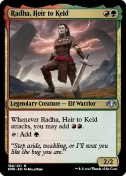 RADHA, HEIR TO KELD x4 mtg NM-M Dominaria Remastered 4 Unc - Image 1