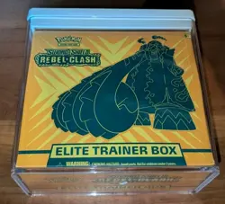Pokemon TCG Sword & Shield Rebel Clash Elite Trainer Box ETB Factory Sealed - Image 1