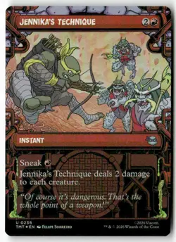 Jennika's Technique (Showcase) 236 MTG TMT U NM Foil - Image 1