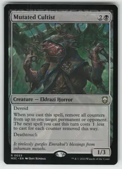 MTG Mutated Cultist Normal Commander: Modern Horizons 3 # 53 NM - Image 1