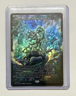 MTG FOIL March of the World Ooze Showcase Aetherdrift #402 WOTC 2025 M0402 - Image 1