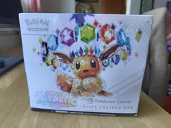Prismatic Evolutions Pokemon Center Exclusive ETB Elite Trainer Box New Sealed - Image 1