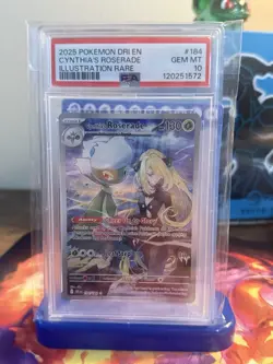Pokemon TCG Cynthia's Roserade 184/182 IR Destined Rivals Psa 10 - Image 1