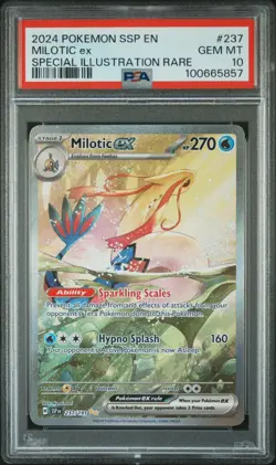 2024 POKEMON MILOTIC EX SPECIAL ILLUSTRATION RARE SIR #237/191 PSA 10 - Image 1