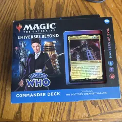 Magic the Gathering Doctor Who Masters of Evil Commander Deck New & Sealed - Image 1