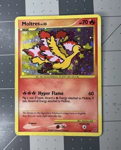 Moltres Lv.33 Supreme Victors HOLO Secret Rare Pokemon 149/147 Swirl MP-HP - Image 1