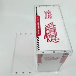 Magnetic Acrylic Case & Pokemon White Flare Elite Trainer Box ETB Sealed - Image 3
