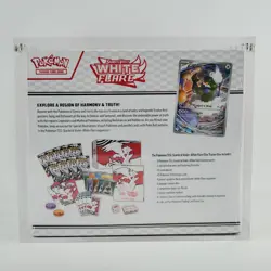 Magnetic Acrylic Case & Pokemon White Flare Elite Trainer Box ETB Sealed - Image 5
