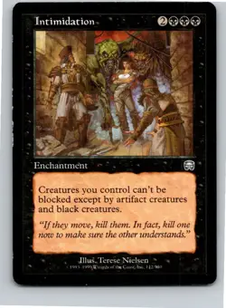 Magic the Gathering Intimidation Mercadian Masques MTG Free Shipping! - Image 1