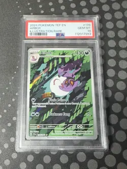 Pokemon TEF 176/162 - Temporal Forces Arbok Illustration Rare - PSA 10 - Image 1