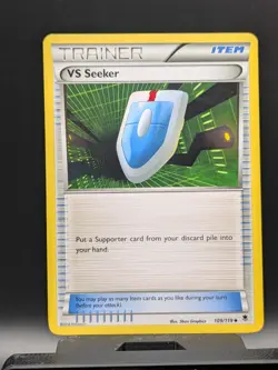 Pokemon TCG Phantom Forces VS Seeker 109/119 Trainer Card Uncommon - LP - Image 1
