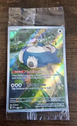 SEALED Snorlax SVP 051 Scarlet & Violet Promo 151 ETB Pokemon TCG - NM - Image 1