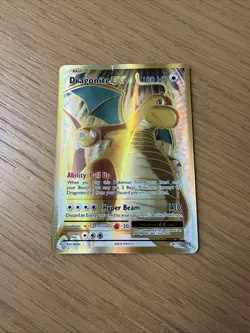 Pokemon TCG Card - Dragonite EX XY Evolutions 106/108 Ultra Rare Full Art Holo - Image 1