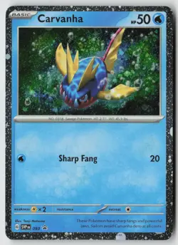 Carvanha 093 - SV: Scarlet & Violet Promo Cards Holo - PTCG - Image 1