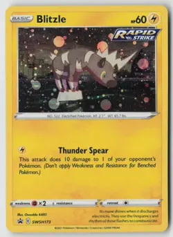Blitzle SWSH173 - SWSH: Sword & Shield Promo Cards Holo - PTCG - LP - Image 1