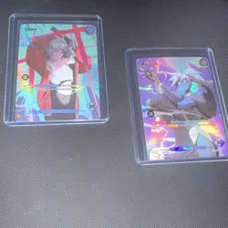 Azuki TCG Holo Chase Lot of 2 - Shao & Raizan Character/Weapon Cards 2025 - Image 1