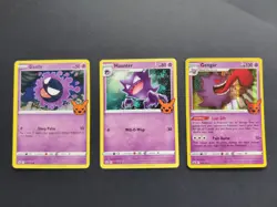 Pokemon Trick Or Trade Cards Gastly Haunter Gengar Evolution - Image 1