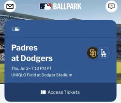 PRESALE Dodgers x ONE PIECE Monkey D Luffy Promo Card 7/2/2026 Stadium Exclusive - Image 2
