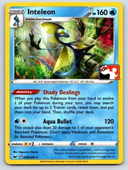 Inteleon (058) Holo Rare Prize Pack Series Cards 058/202 NM - Image 1