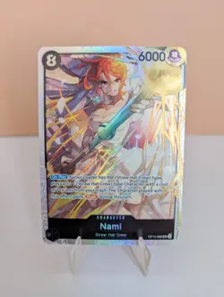 Nami OP15-086 SR - One Piece TCG English Card Adventure on Kami's Island Foil - Image 1
