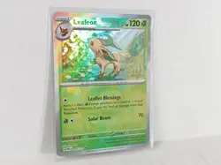 Leafeon Master Ball Pattern 005/131 Prismatic Evolutions Pokemon Card Variation - Image 2