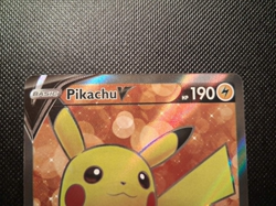 Pokemon Pikachu V (Full Art) 157/172 Brilliant Stars Card. NM Condition - Image 2