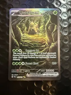 Pokemon TCG Wo-Chien EX Holo Card 257/193 Sv02: Paldea Evolved SIR - Image 1