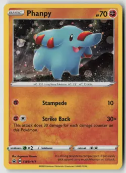 Phanpy - SWSH117 - SWSH: Sword & Shield Promo Cards Holo - PTCG - LP - Image 1