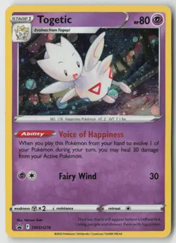 Togetic - SWSH276 - SWSH: Sword & Shield Promo Cards Holofoil- PTCG - Image 1
