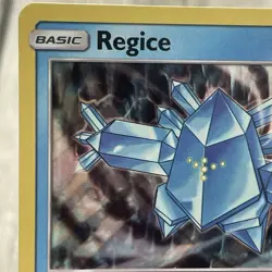 Crimson Invasion Regice 28/111 Holo Rare Pokemon Card SM - Image 3
