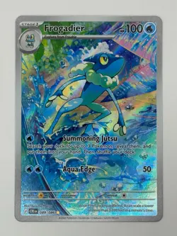 Frogadier 089/086 NM IR Chaos Rising (CRI)(ME4) Illustration Rare Pokemon Card - Image 1