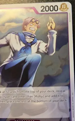 Koby OP16-064 Foil Rare The Time Of Battle One Piece Card Game - Image 3