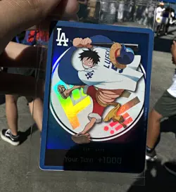 ONE PIECE x Dodgers Stadium Giveaway Card - In Hand - Limited Promo - Image 1