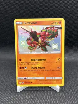 Buzzwole SHINY SV24/SV94 Hidden Fates NM Holo Foil Rare Pokemon Card - Image 1