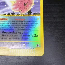 Pokemon TCG Clefable Expedition Reverse Holo 7/165 Rare Card LP - Image 4