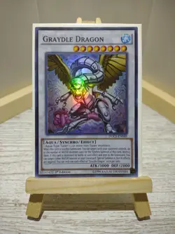 YuGiOh Card Graydle Dragon DOCS-EN048 Super Rare Dimension of Chaos 1st Edition. - Image 1