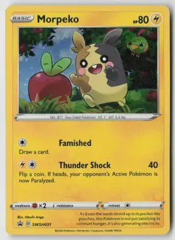 Morpeko - SWSH031 - SWSH: Sword & Shield Promo Cards Holofoil- PTCG - Image 1