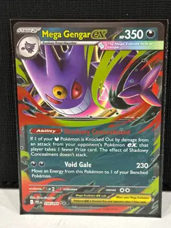 Mega Gengar ex 056/094 NM Phantasmal Flames Pokemon TCG - Image 1