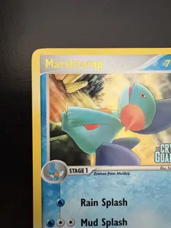 Pokemon Marshtomp 24/100 Crystal Guardians Rare Reverse Holo 2006 70 HP TCG - Image 3