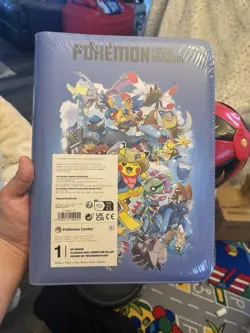 Pokemon Center Fossil Museum Zip Binder 20 Pages 360-Card Capacity NEW SEALED - Image 1